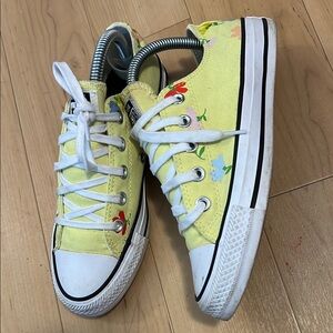 Converse Yellow Canvas Sneakers Classic Size 6